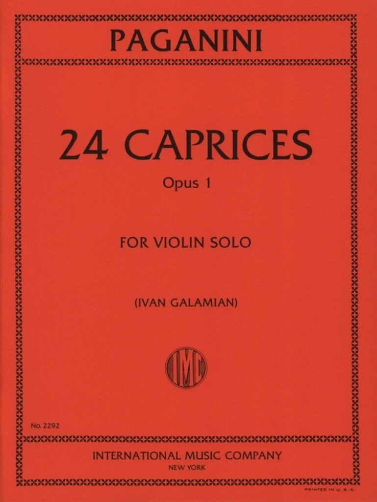 Capricci (24) Op. 1 (Galamian)